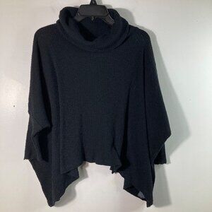 FP Beach Boxy Dolman Sleeve Turtleneck‎ Top Back alit Waffle Weave XS